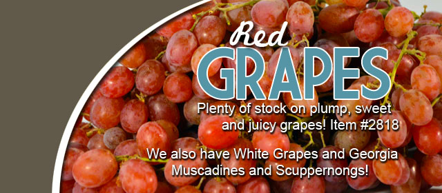 Red grapes