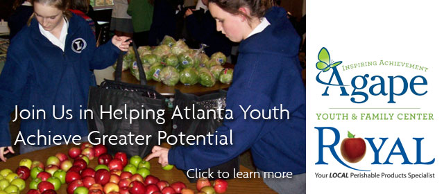 Join us in helping Atlanta youth achieve greater potention through Agape!