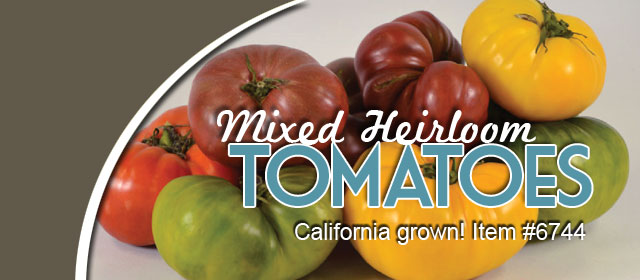 Mixed heirloom tomatoes - Item #6744